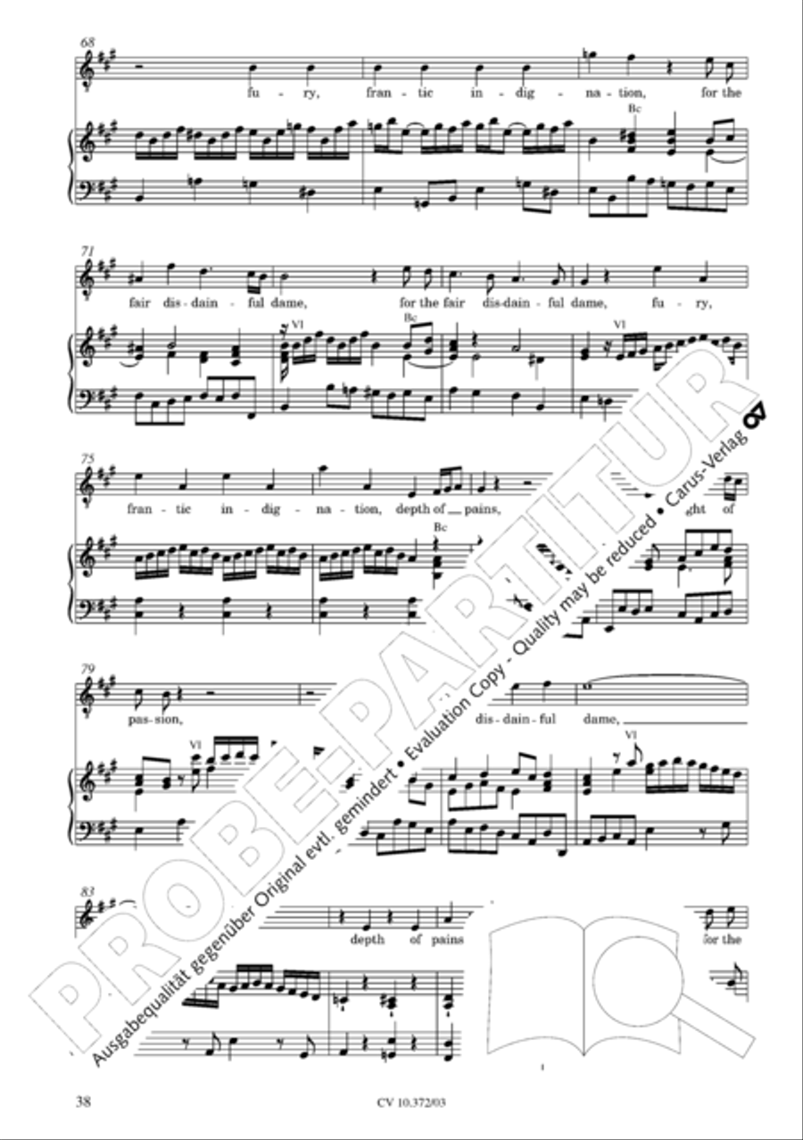 Ode for St. Cecilias Day 4-Part scores gallery preview page 39