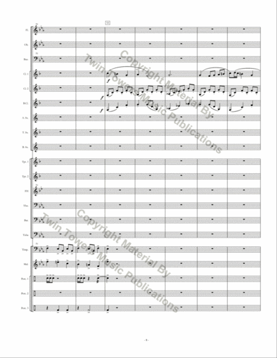Monuments Monuments Concert Band scores gallery preview page 9