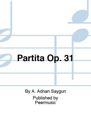 Book cover for Partita Op. 31