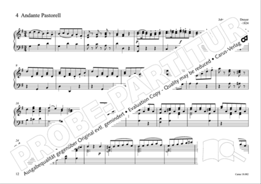 Pastoral music for organ, vol. 2: Germany, Bohemia, Austria, South Tyrol Organ Solo scores gallery preview page 13