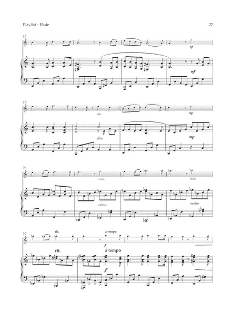 The Pearl Fishers' Duet Flute Solo scores gallery preview page 2