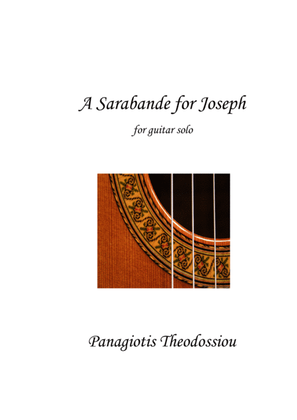 "A Sarabande for Joseph" for guitar solo