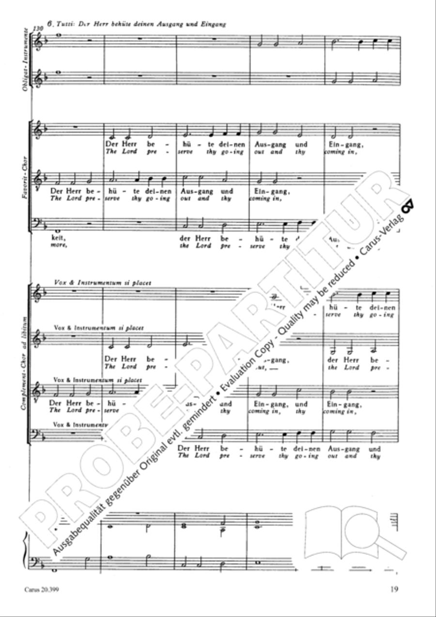 I lift up mine eyes (Ich hebe meine Augen auf zu den Bergen) ATB scores gallery preview page 20