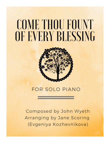 Come, Thou Fount of Every Blessing (Solo piano) image number null