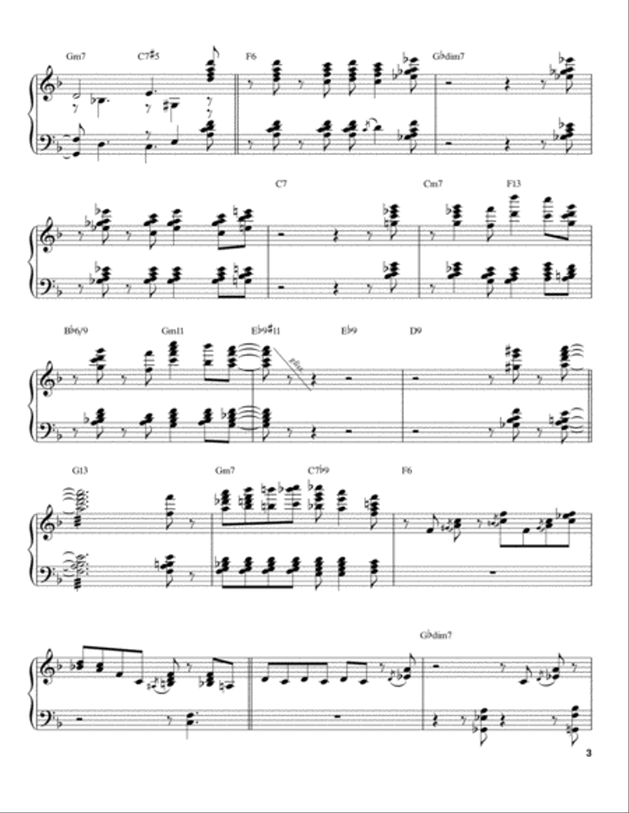 (Love Is) The Tender Trap Piano scores gallery preview page 3