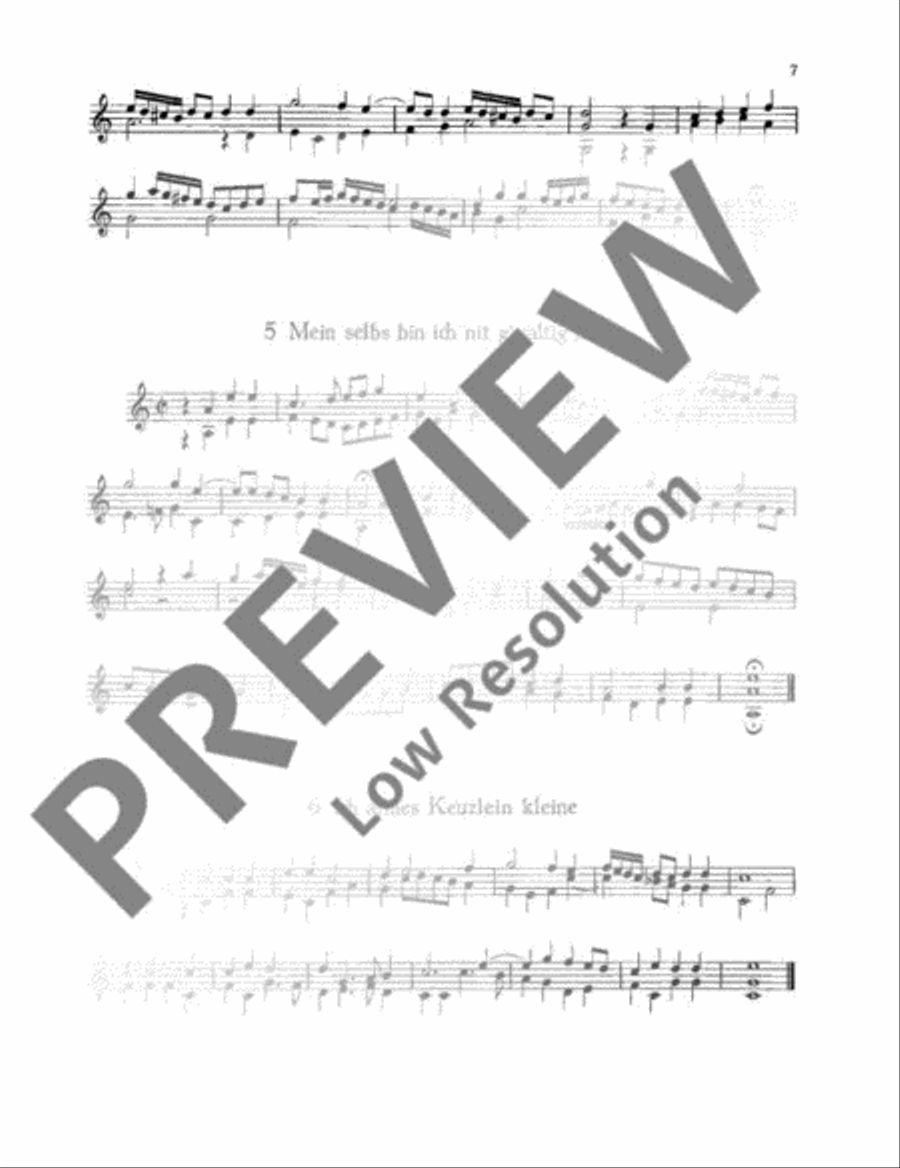 Songs and Dances Songs and Dances Lute scores gallery preview page 8