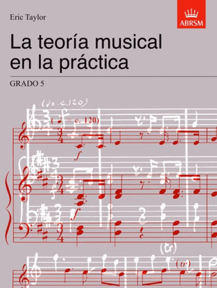 Book cover for La teoria musical en la practica Grado 5