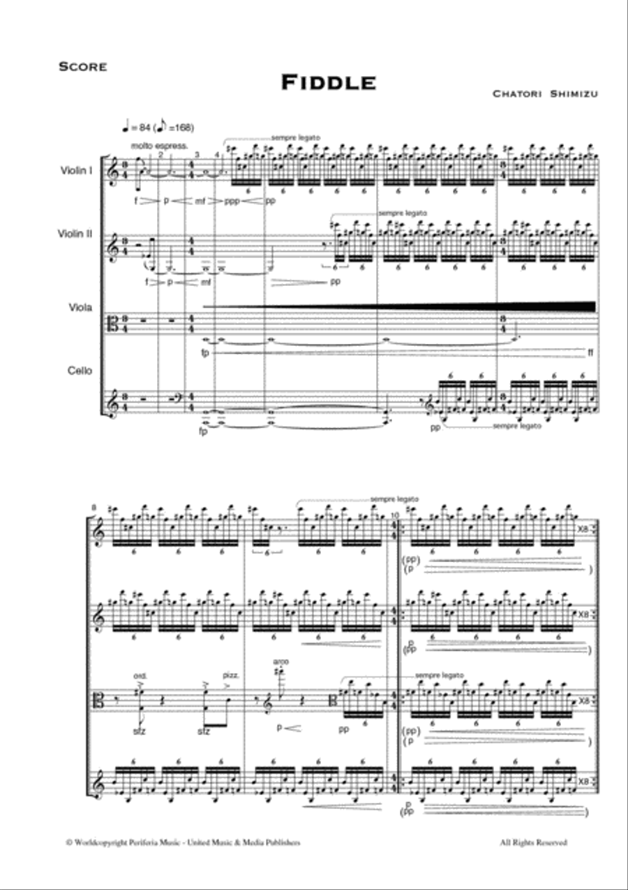 Fiddle for String Quartet String Quartet scores gallery preview page 2