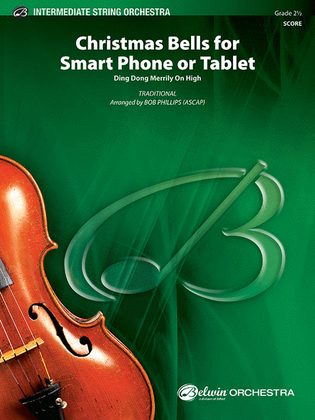Book cover for Christmas Bells for Smart Phone or Tablet