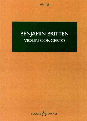 Book cover for Violin Concerto, Op. 15