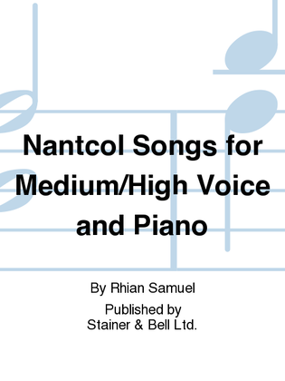 Book cover for Nantcol Songs for Medium/High Voice and Piano