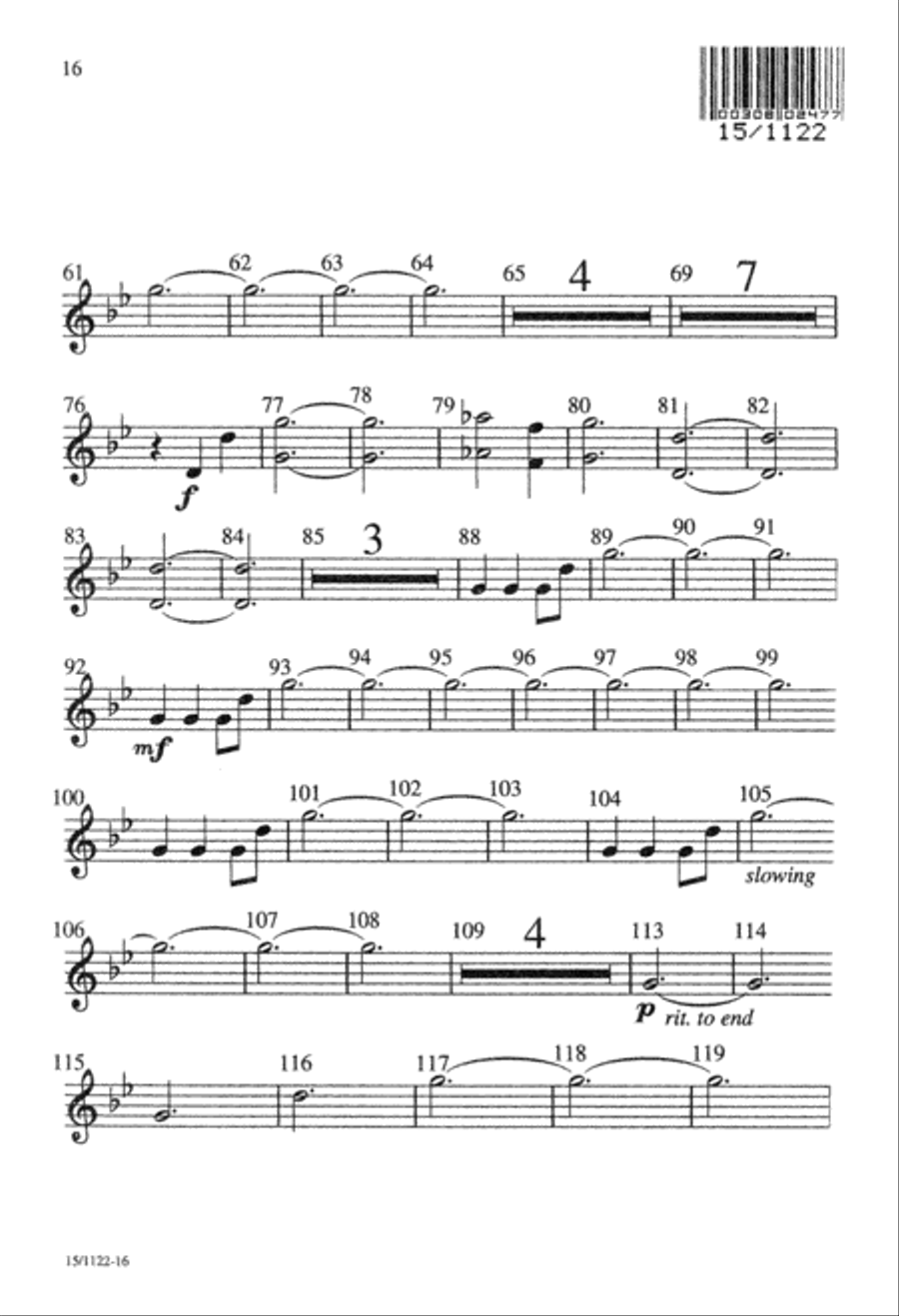 Ukrainian Bell Carol SSA scores gallery preview page 16