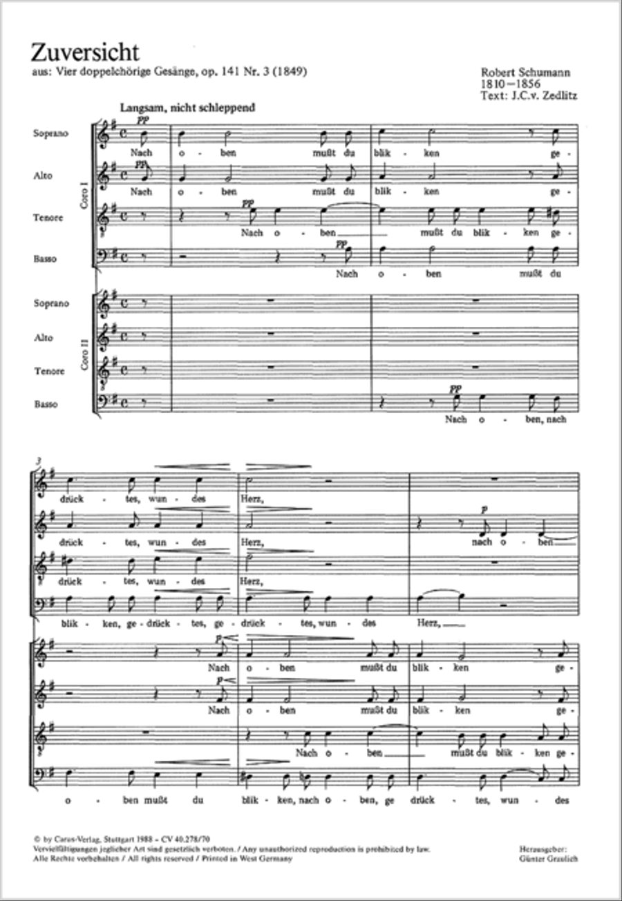 Zuversicht 4-Part scores gallery preview page 10