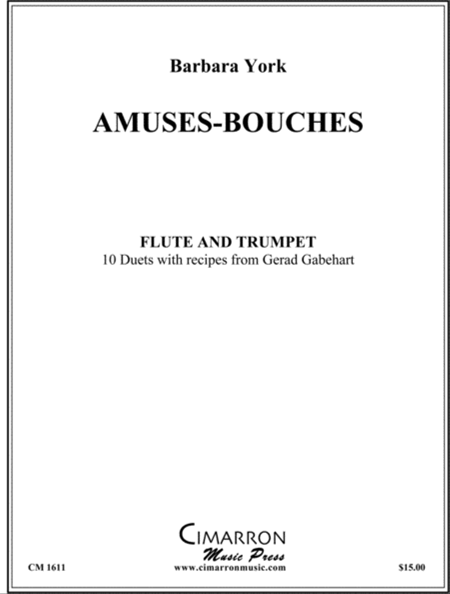 Amuses Bouches School and Community scores gallery preview page 1