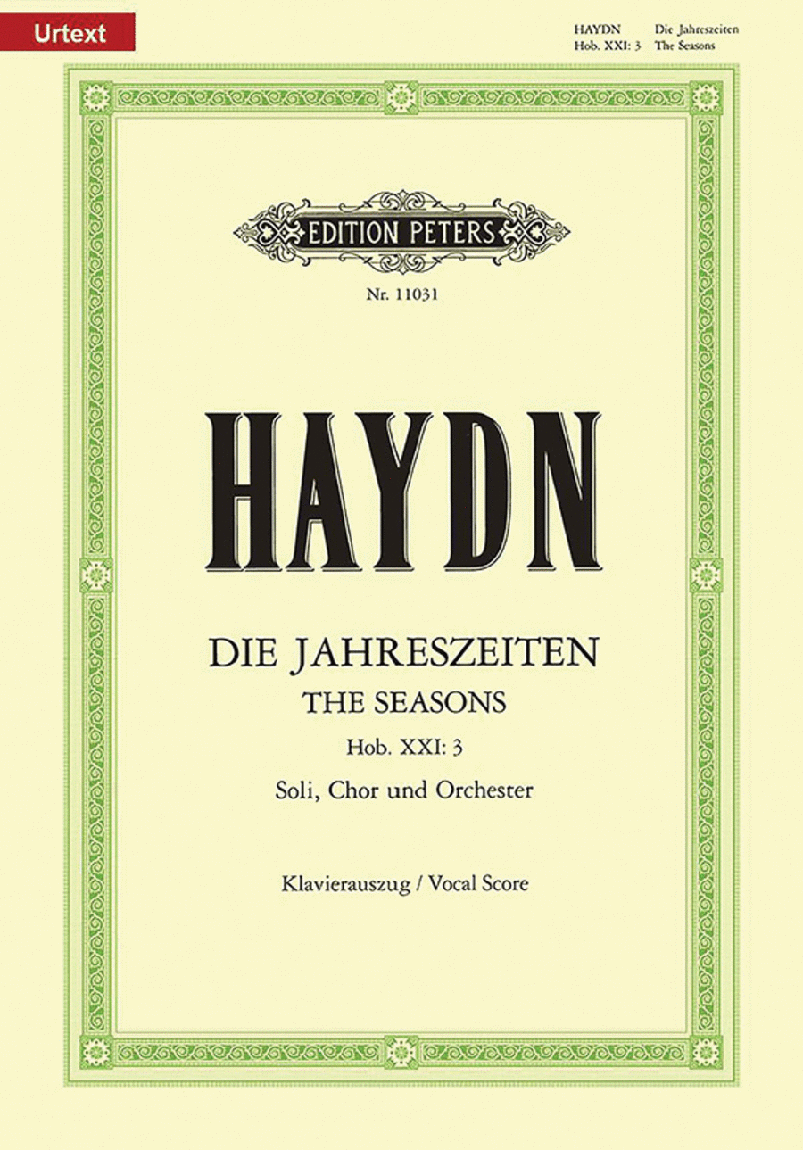 The Seasons Hob.XXI:3 (Vocal Score) STB scores gallery preview page 1