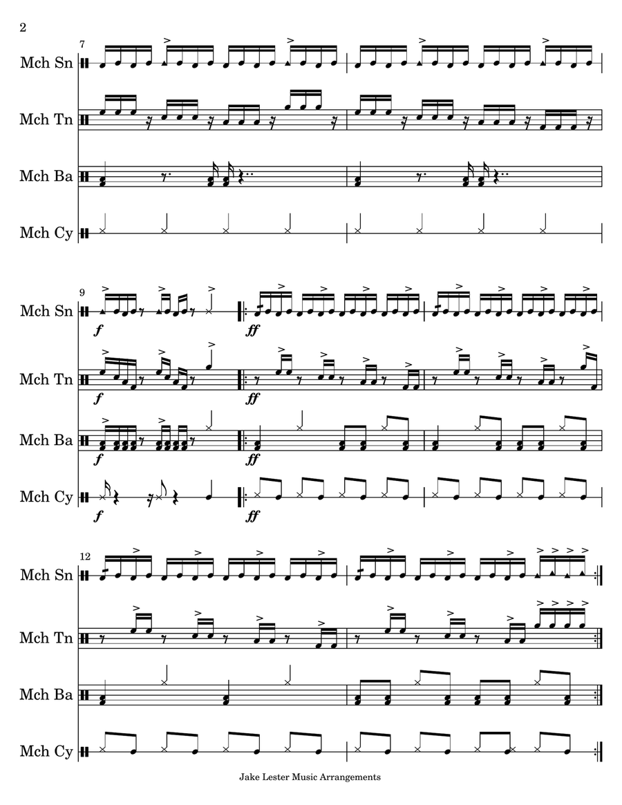 OH SNAP! (Cadence) Percussion Ensemble scores gallery preview page 2