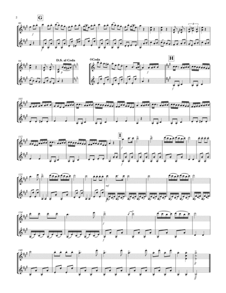 Rondo Alla Turka: Violin Duet image number null