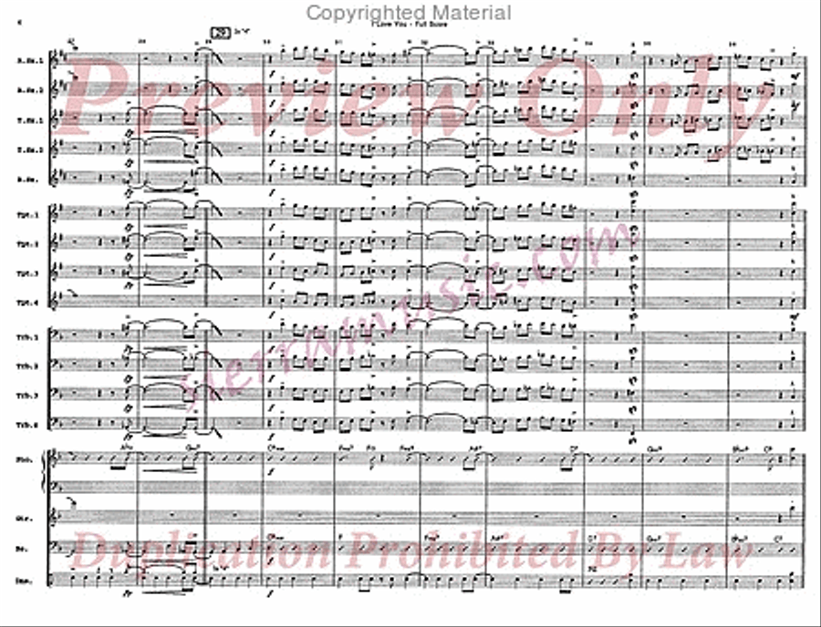 I Love You Big Band scores gallery preview page 5