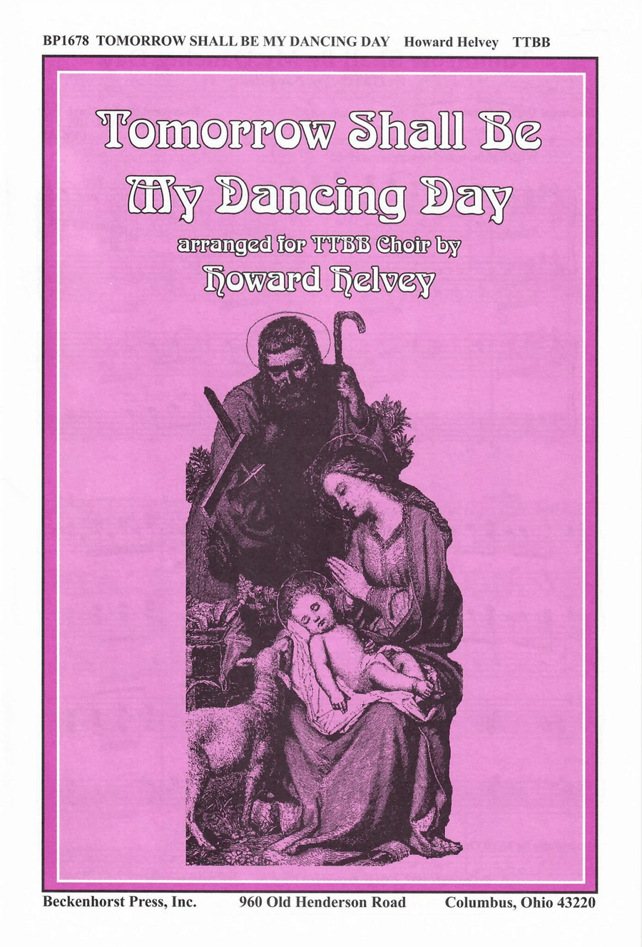 Tomorrow Shall Be My Dancing Day - TTBB TTBB scores gallery preview page 1