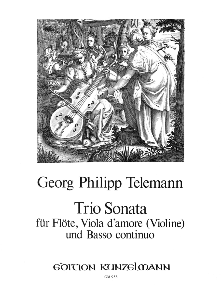 Trio sonata Trio sonata Flute scores gallery preview page 1