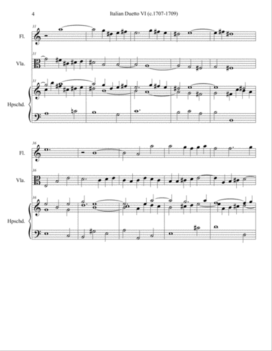 Italian Duetto 6 Small Ensemble scores gallery preview page 4