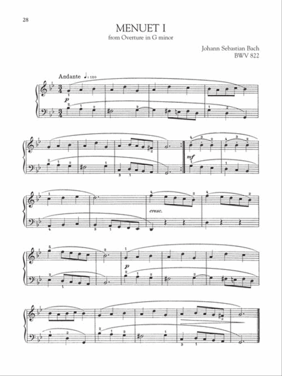 J.S. Bach: Easiest Piano Pieces J.S. Bach: Easiest Piano Pieces Piano Solo scores gallery preview page 5