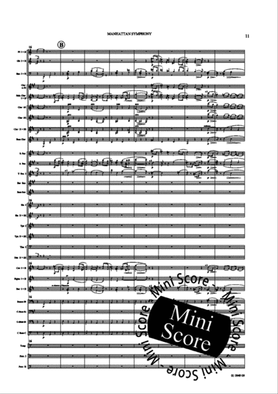 Manhattan Symphony Concert Band scores gallery preview page 15