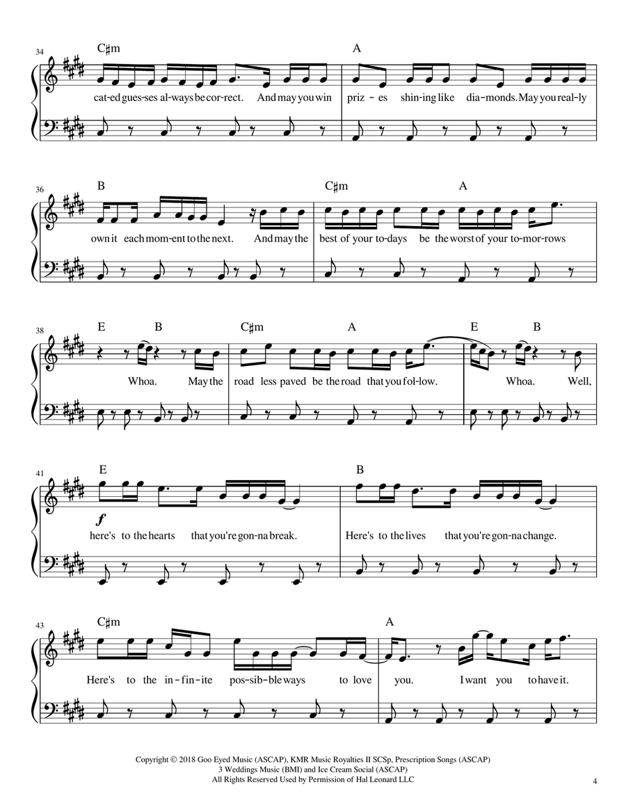 Have It All Piano, Vocal scores gallery preview page 4