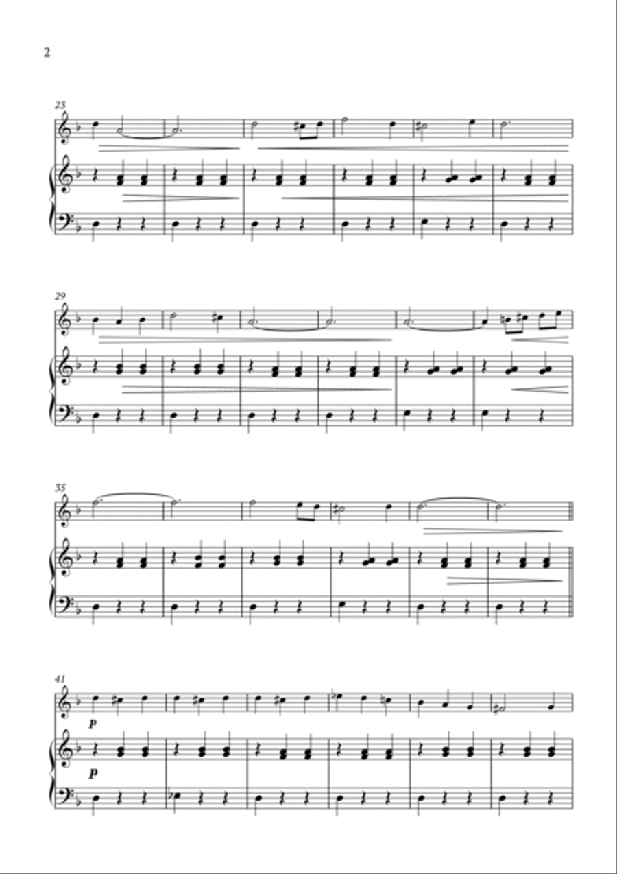 The Godfather Waltz Flute Solo scores gallery preview page 2