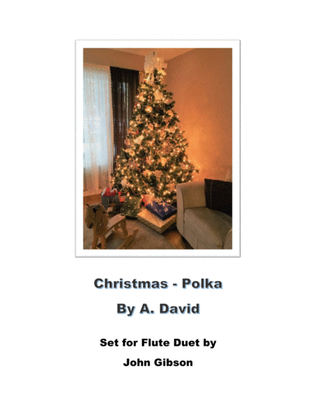 Book cover for Christmas Polka for Flute Duet