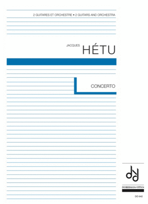 Concerto 2 guitares et orchestre op. 77 (Score)