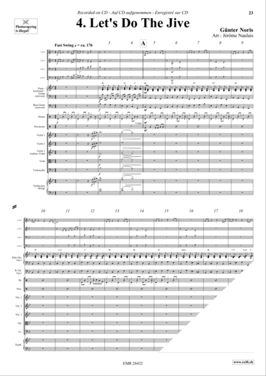 Let's Dance Volume 3 Let's Dance Volume 3 Woodwind Quartet scores gallery preview page 6