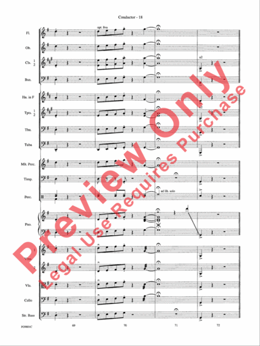 (We're Gonna) Rock Around the Clock Full Orchestra scores gallery preview page 20