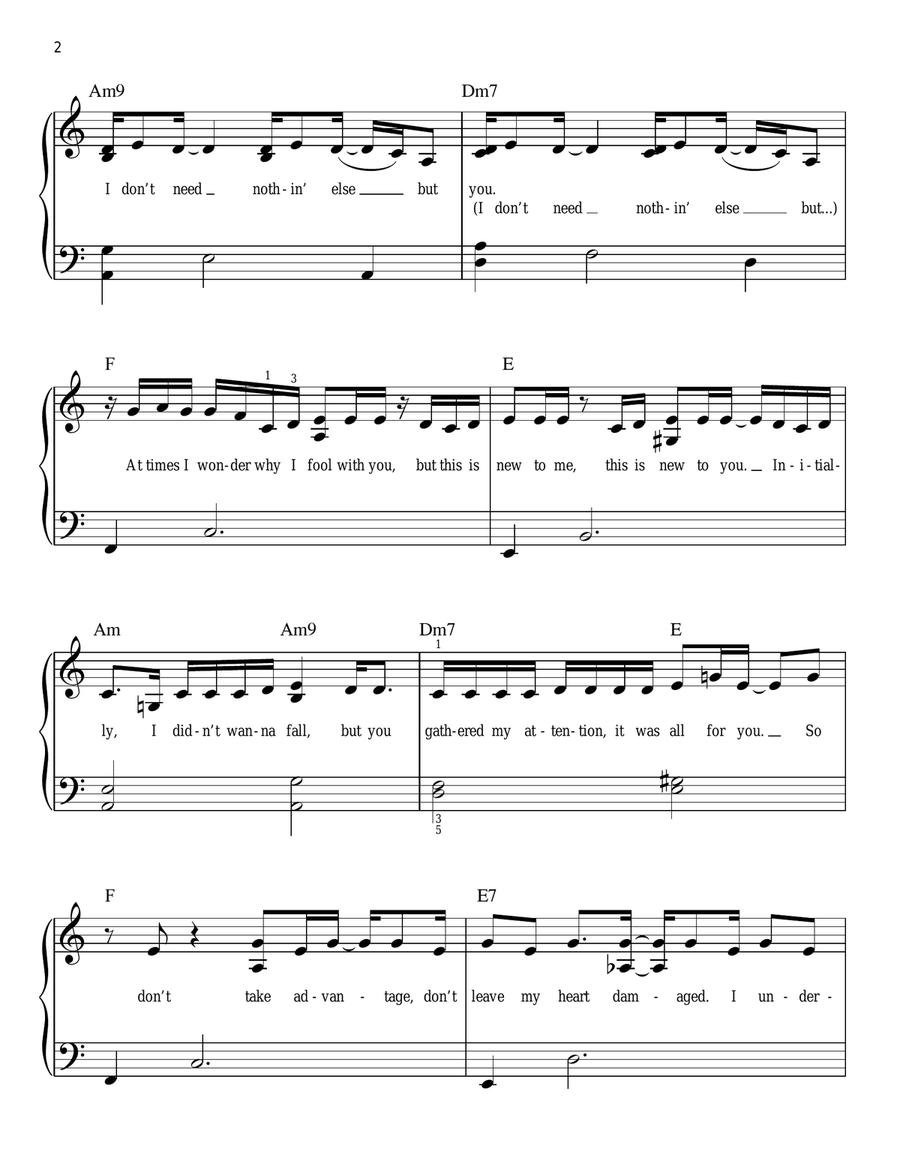 Location Location Easy Piano scores gallery preview page 2