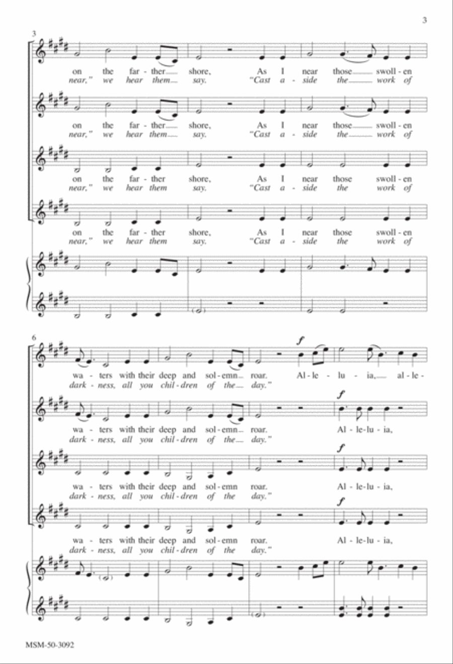 Hark! I Hear the Harps Eternal SSAA scores gallery preview page 2