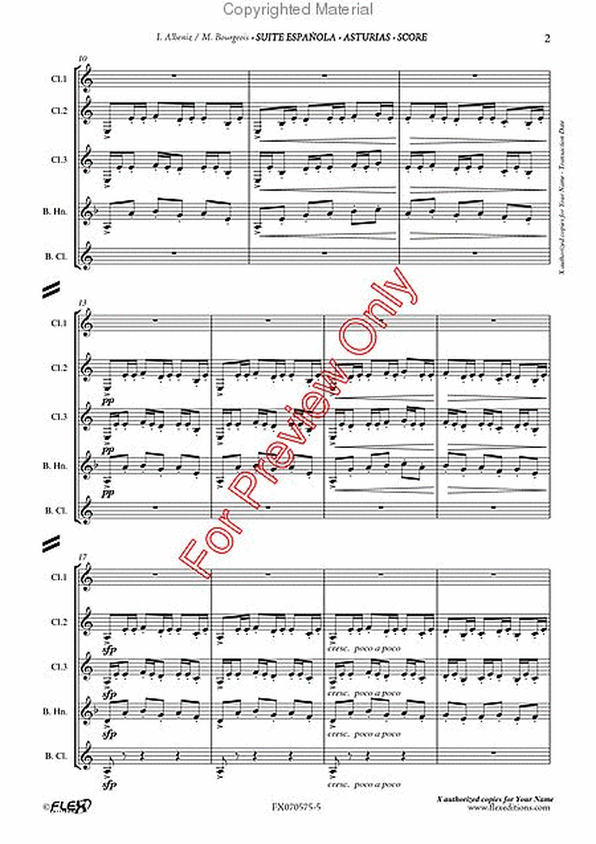 Suite Espanola, Opus 47, 5: Asturias (Leyenda) image number null