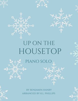 Book cover for Up on the Housetop - Piano Solo
