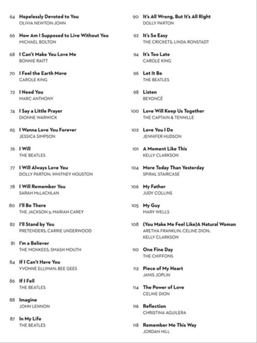The 16-Bar Pop/Rock Audition Voice scores gallery preview page 4