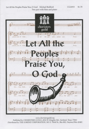 Book cover for Let All the Peoples Praise You, O God