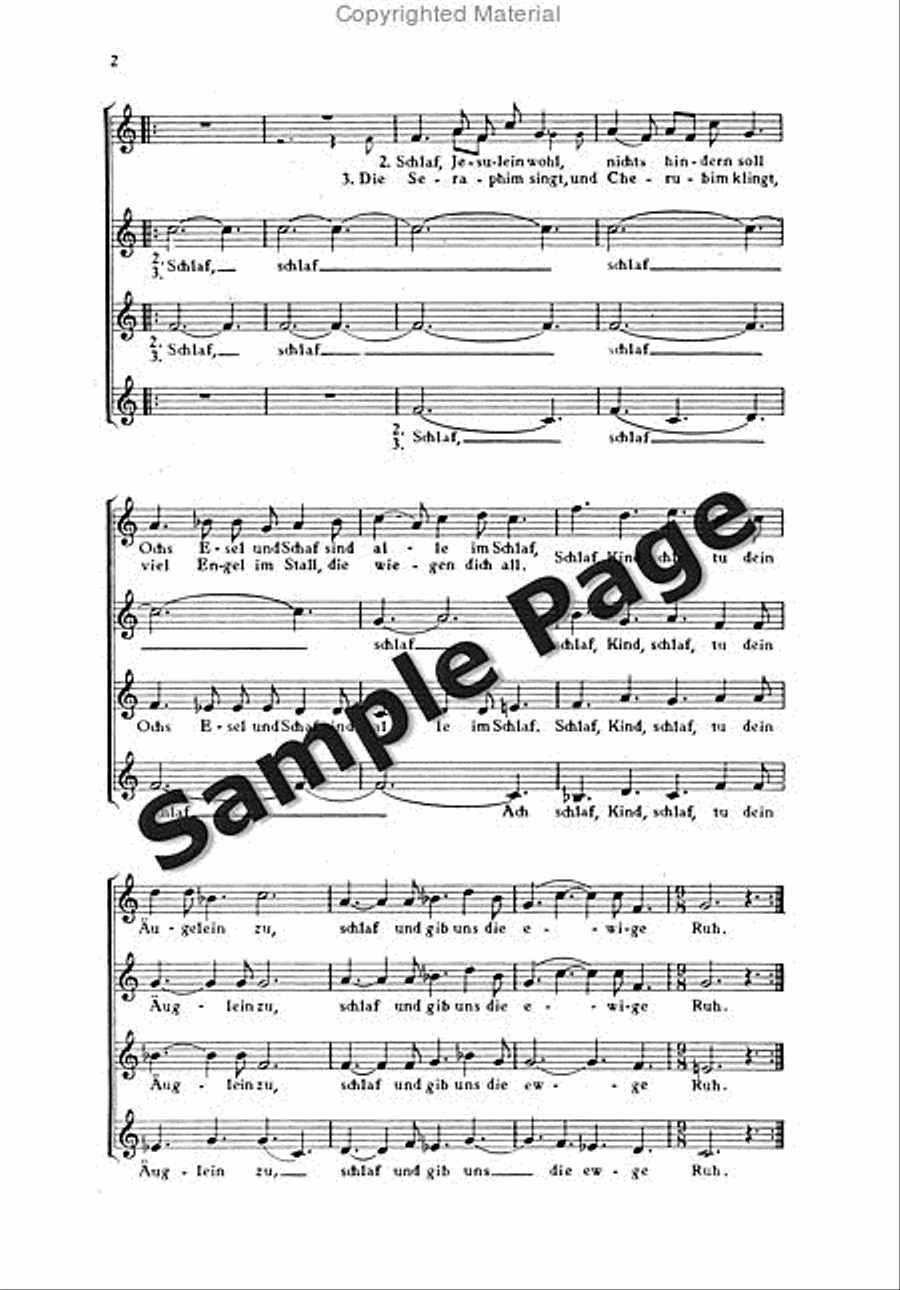 Genzmer Der Verschwundene Fem.vce Chor SSAA scores gallery preview page 3