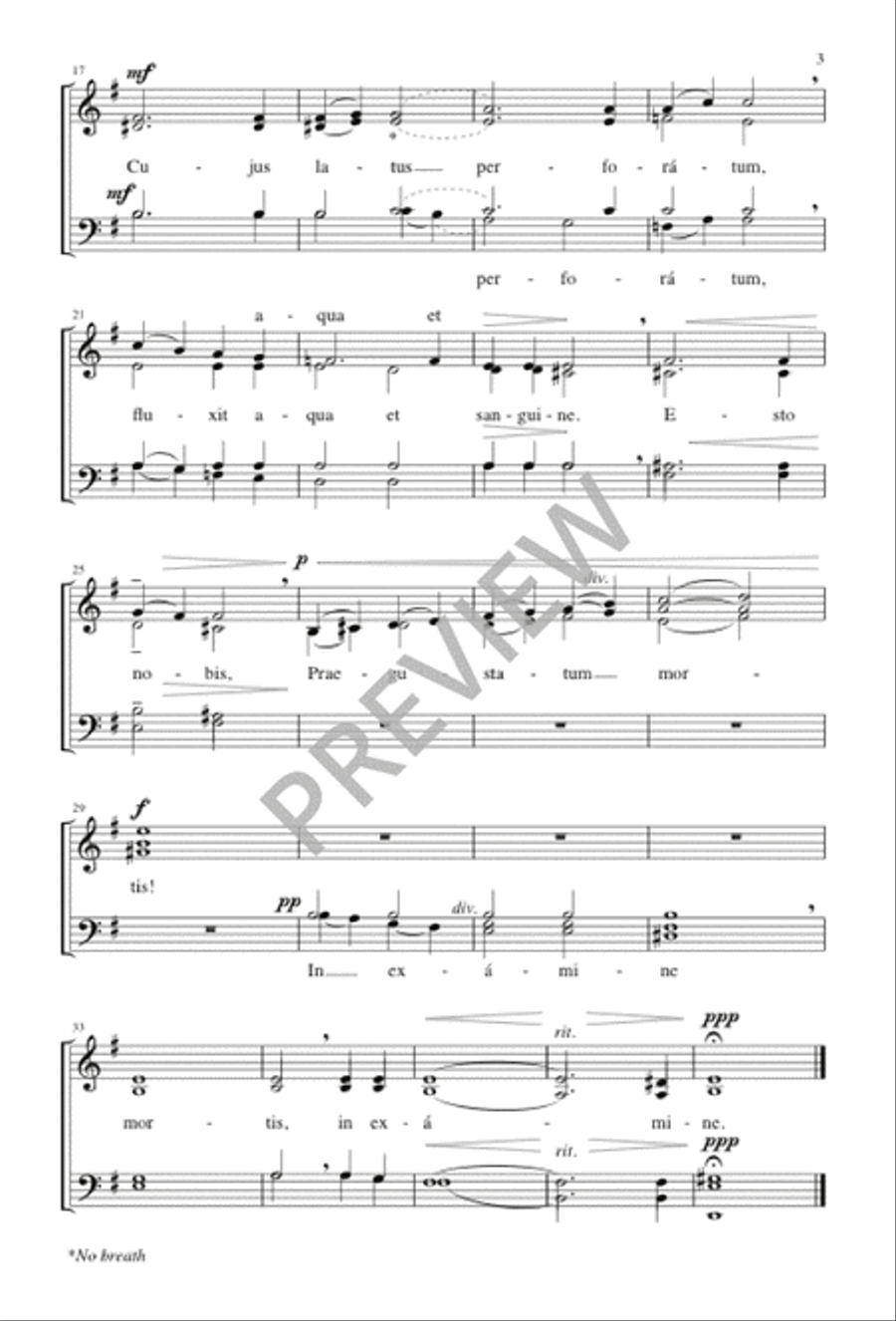 Ave Verum 4-Part scores gallery preview page 4