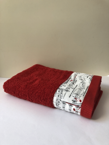 Towel (red) Nutcracker, bath