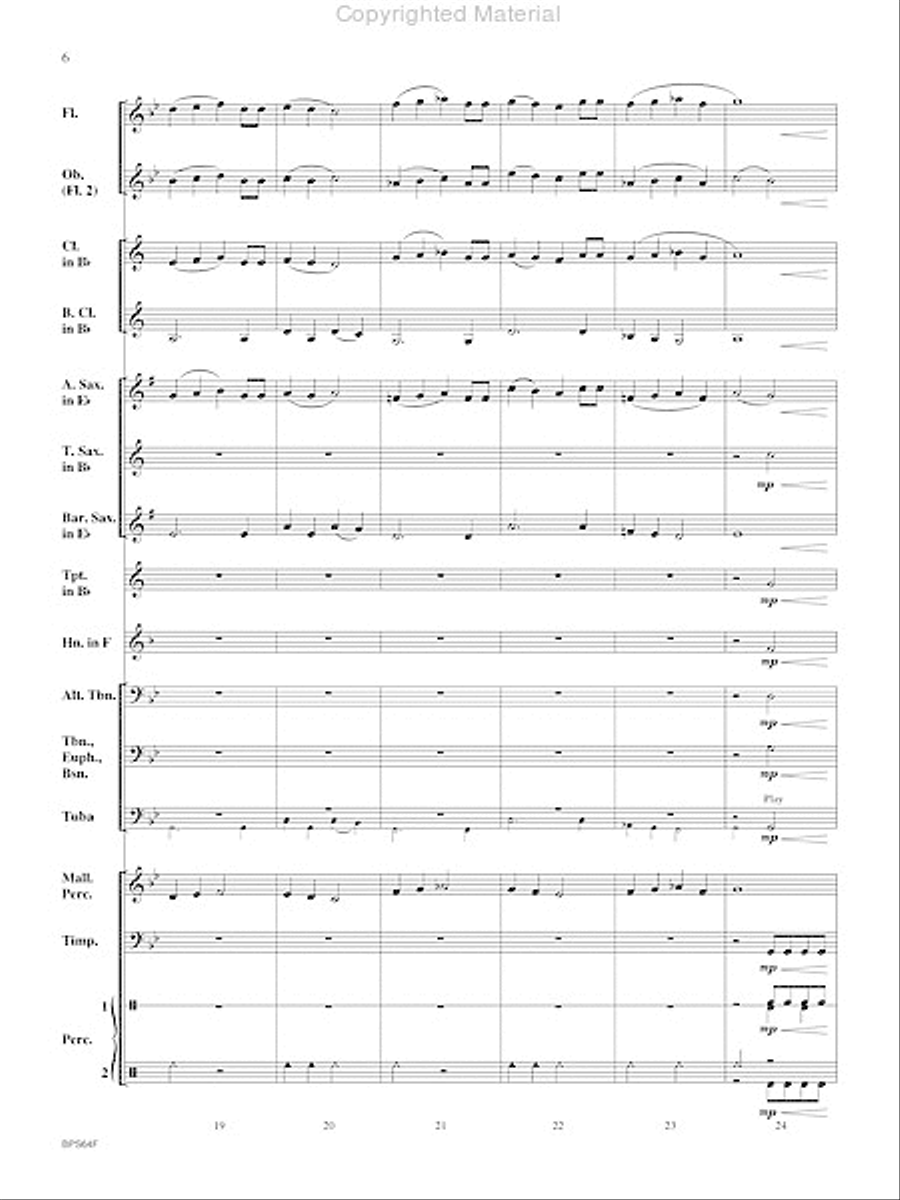 Antagonist Concert Band scores gallery preview page 7