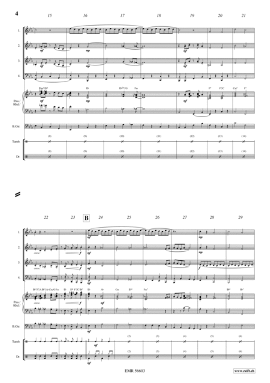 12th Street Rag Woodwind Quartet scores gallery preview page 4