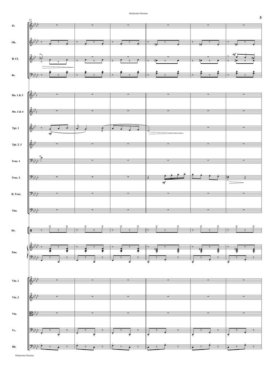 La Passerella Di Addio Full Orchestra scores gallery preview page 6