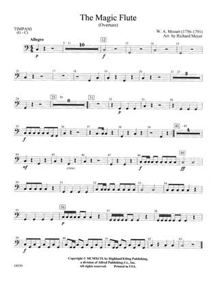 The Magic Flute (Overture): Timpani