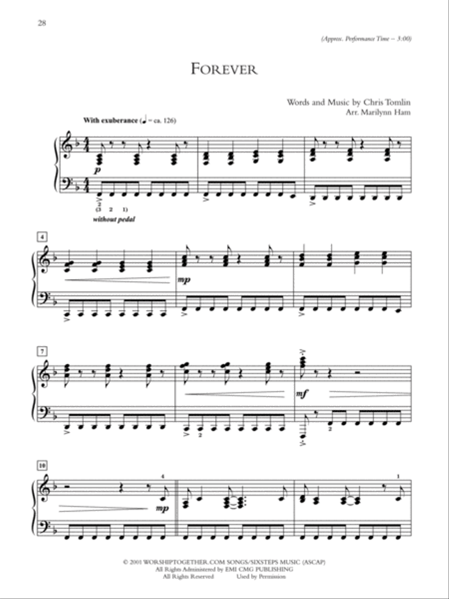 In Christ Alone In Christ Alone Piano Solo scores gallery preview page 3