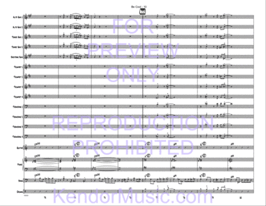 Be Cool Jazz Ensemble scores gallery preview page 12