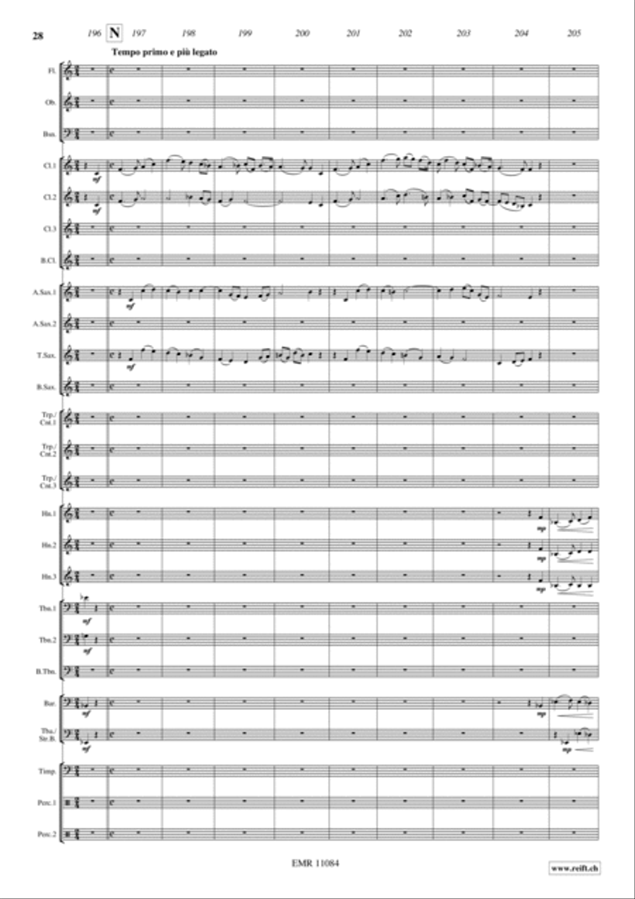 Celtica Concert Band scores gallery preview page 28