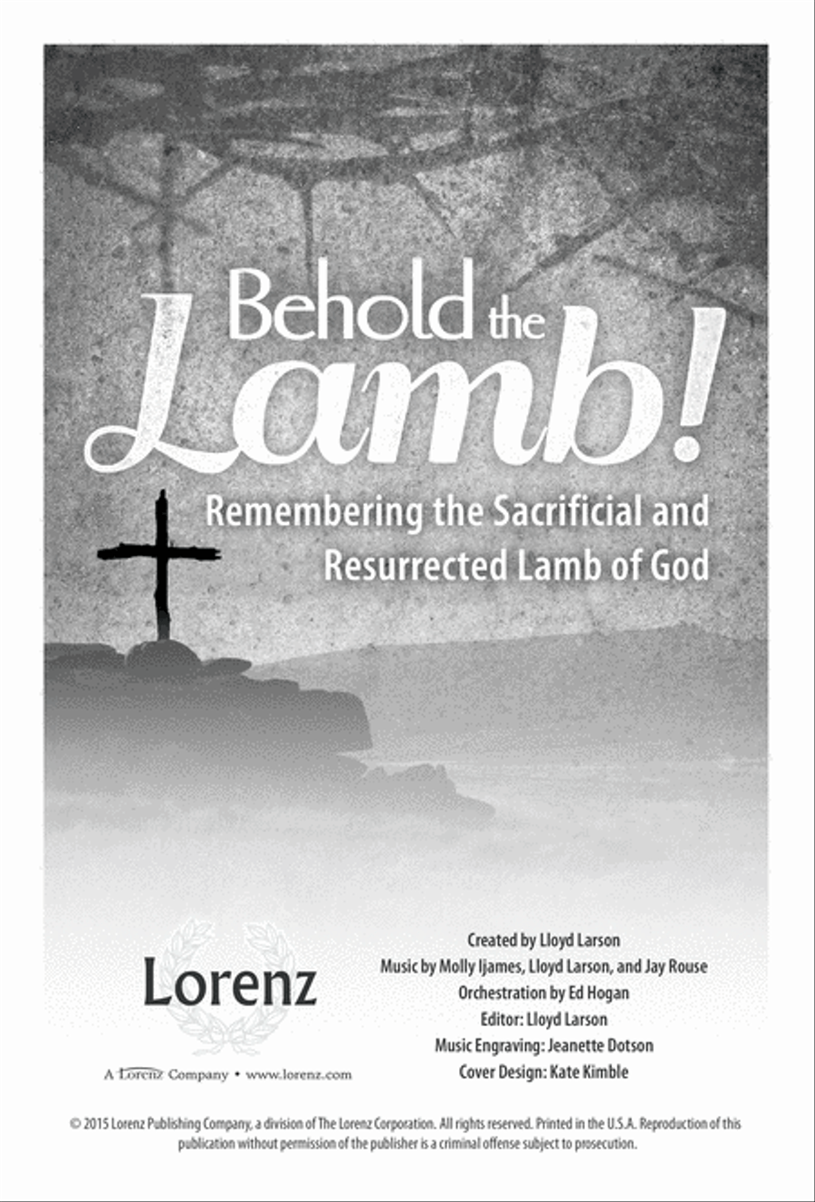 Behold the Lamb! 4-Part scores gallery preview page 2
